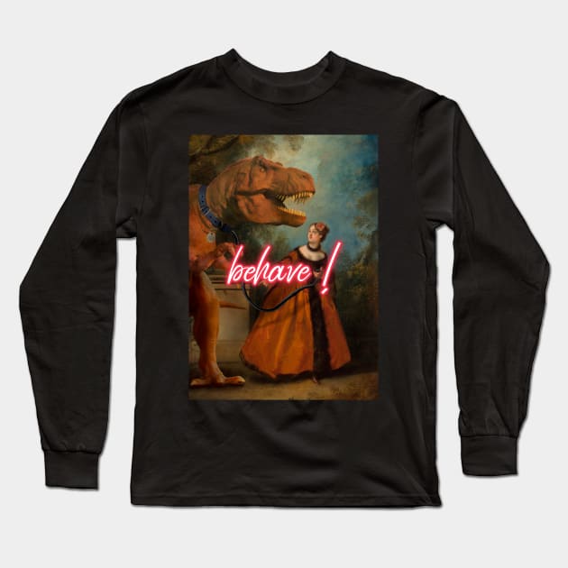 Neon Art Retro Long Sleeve T-Shirt by NB-Art